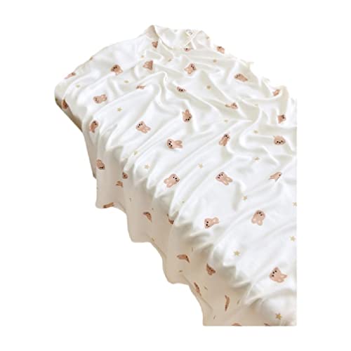 Yisawroy Manta de algodón de bambú para bebé, toalla de baño transpirable para cochecito de bebé, absorción, manta de viaje unisex para niñas