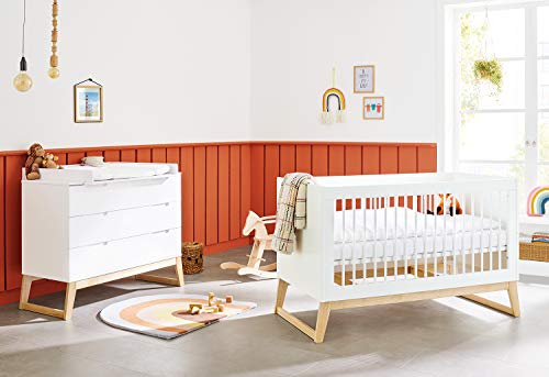 Pinolino - Juego de ahorro de muebles para habitación de bebé, color blanco