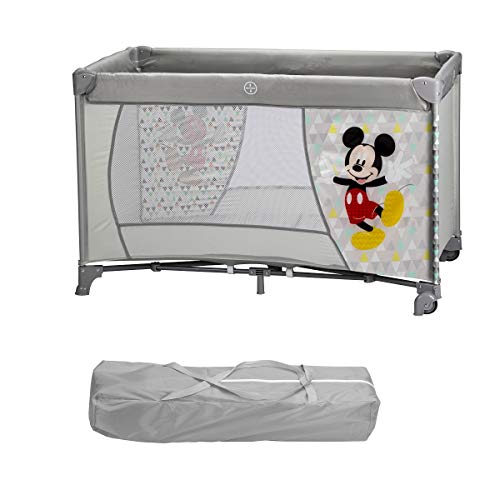 Interbaby Mk009 - Cuna De Viaje Disney Mickey Mouse Color Blanco 2