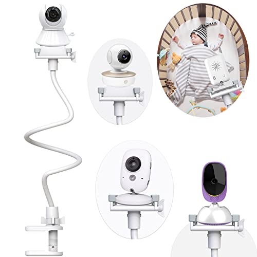 Soporte para Vigilabebes Universal | Soporte para Cámara Monitor de Bebé Ajustable sin Perforación | Compatible con la Mayoría de Monitores de Bebé